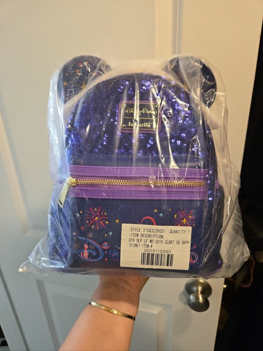 New Loungefly Disneyland Paris 30th Anniversary Backpack